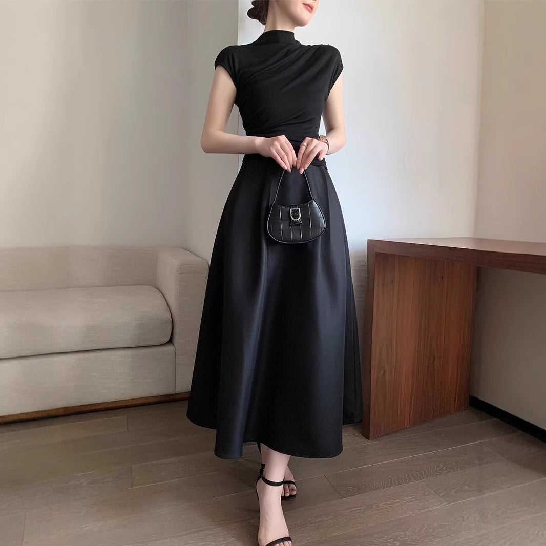 Damen Elegantes Maxikleid mit tailliertem Schnitt Drune