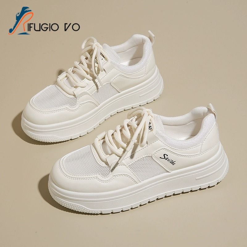 Damen Sportliche Sneaker mit atmungsaktiver Mesh-Oberfläche und dämpfender Sohle Drune