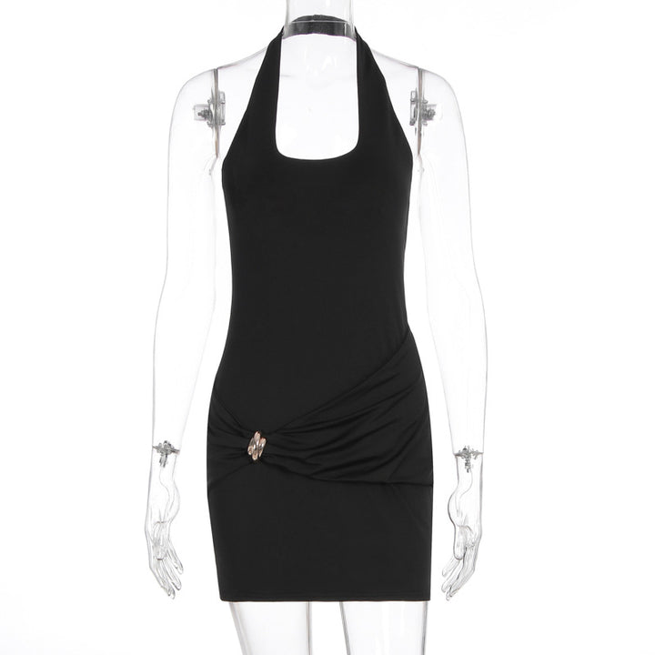 Damen Figurbetontes Kleid mit elegantem Bindedetail Drune