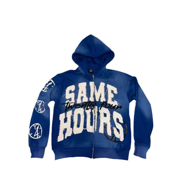 Damen Kapuzenpullover mit auffälligem Schriftzug und bequemem Schnitt Drune