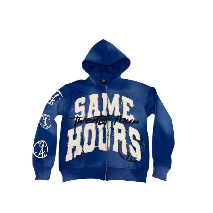 Damen Kapuzenpullover mit auffälligem Schriftzug und bequemem Schnitt Drune