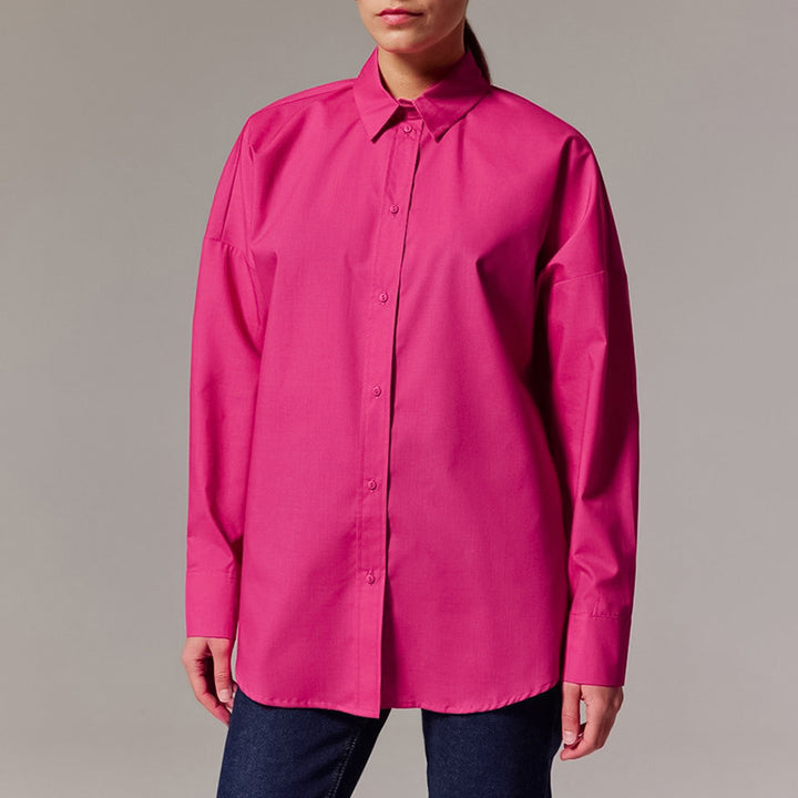 Damen Oversized Hemd Drune