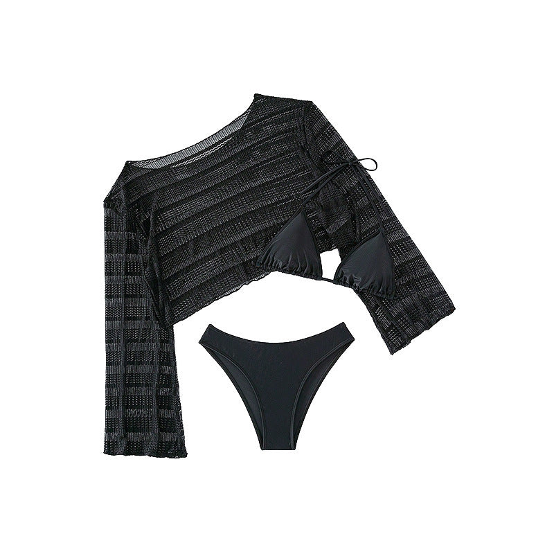 Damen Netzshirt und Bikiniset Drune