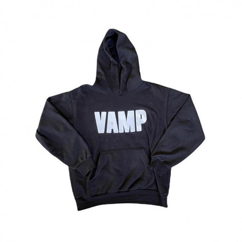 Unisex nan Kapuzensweatshirt mit Used-Frontdruck und Kängurutasche Drune
