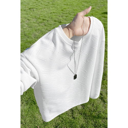 Damen Edler Strickpullover mit texturiertem Muster Drune