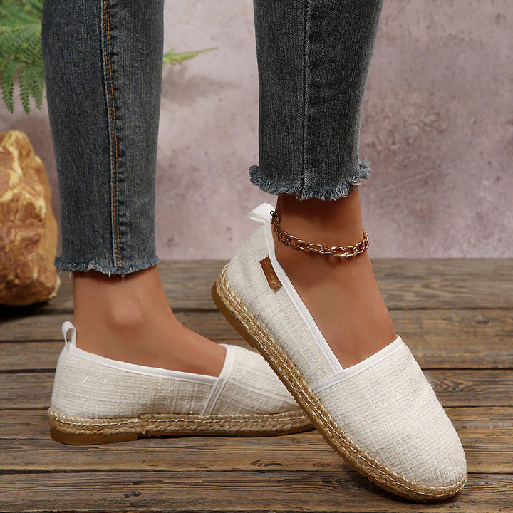 Damen Espadrilles mit rutschfester Sohle und anatomischem Fußbett Drune