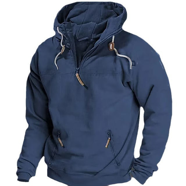 Herren winddichte Kapuzenjacke mit praktischen Taschen und Umweltfreundlichem Material Drune