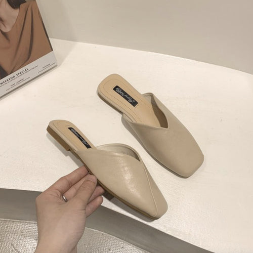 Damen Elegante und moderne Mules mit ausgefallenem Überkreuz-Design Drune