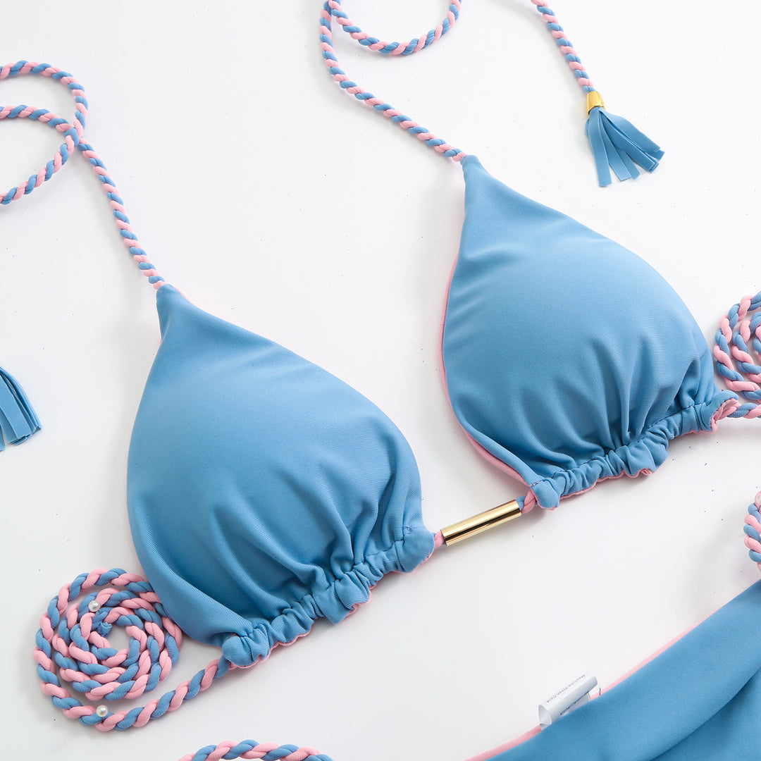 Damen Triangle-Bikini-Set Drune