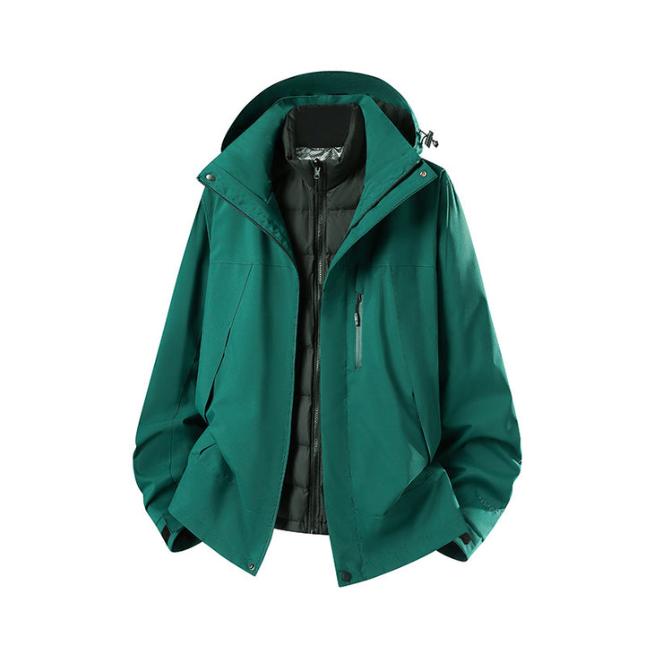 Damen Zweiteilige Softshell-Parka mit herausnehmbarer Steppinnenjacke Drune