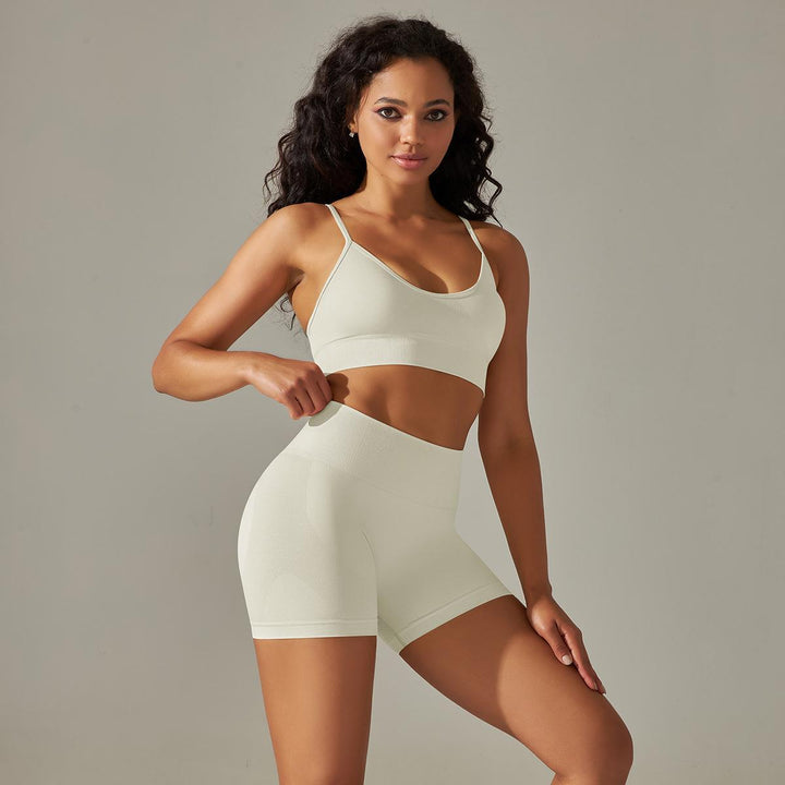 Damen Sport-BH und Shorts-Set Drune