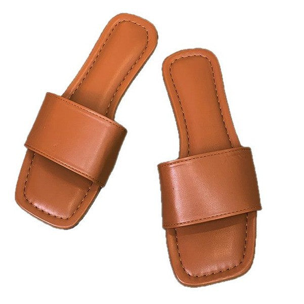 Damen Offene Zehentrenner-Pantoletten mit elegantem Design Drune