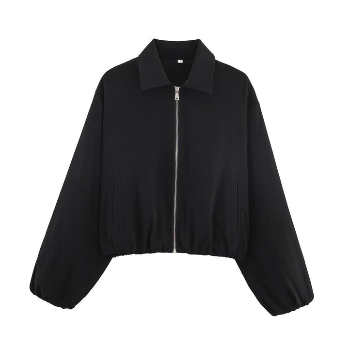 Damen Übergangsjacke mit lässigem Schnitt und elastischen Bündchen Drune