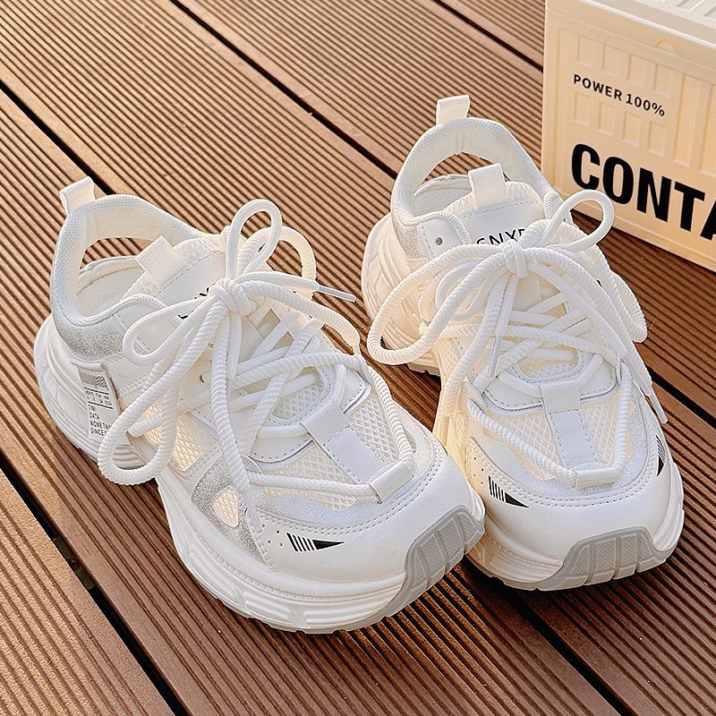 Damen Sportliche Sneakers mit atmungsaktivem Mesh-Obermaterial und rutschfester Sohle Drune