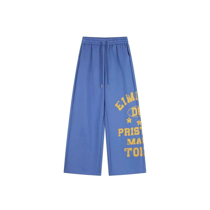 Damen Bequeme Breitbeinige Jogginghose Drune
