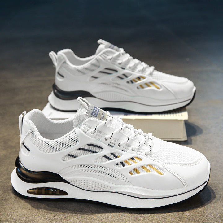 Damen Sportliche Sneakers mit atmungsaktiven Mesh-Einsätzen und dämpfender Sohle Drune