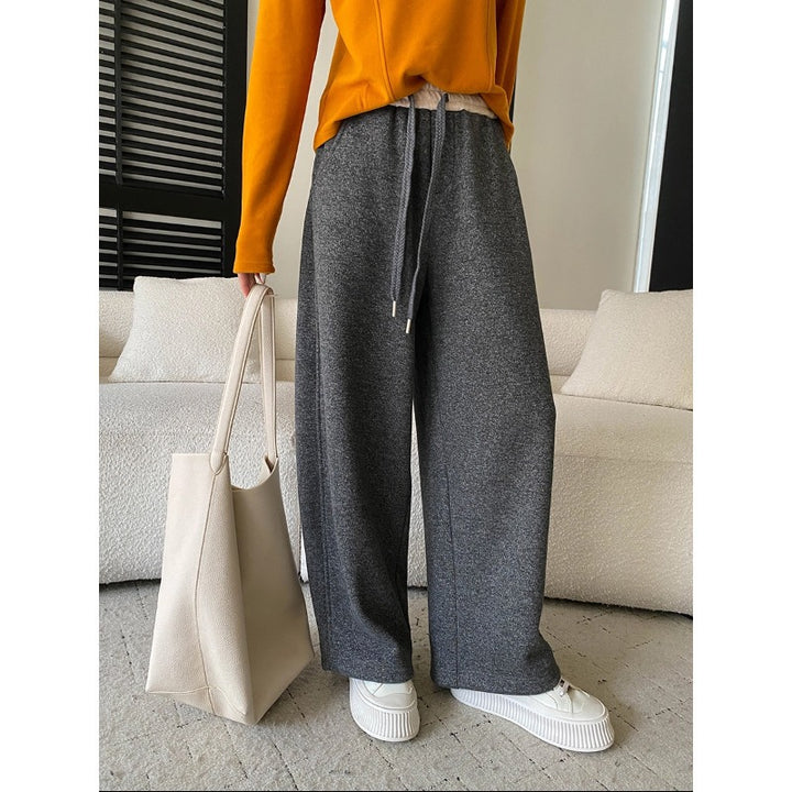Damen lässige Sweatpants mit weitem Schnitt und praktischen Taschen Drune