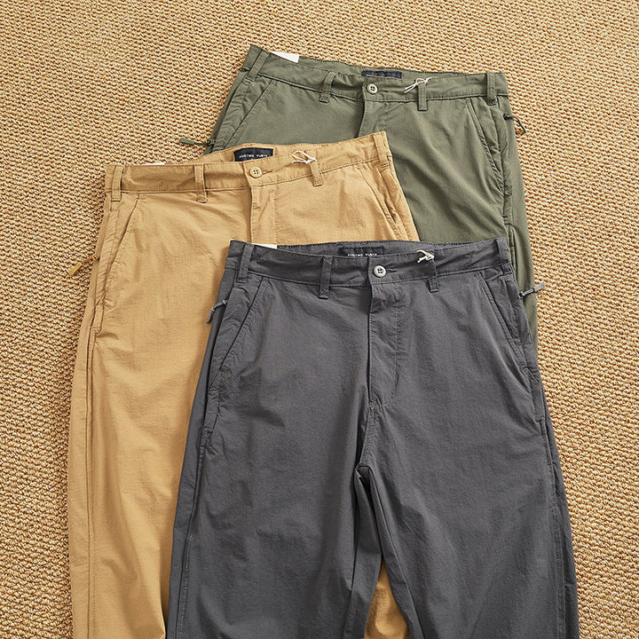 Herren Chino-Hose mit elastischem Bund und praktischen Eingrifftaschen Drune