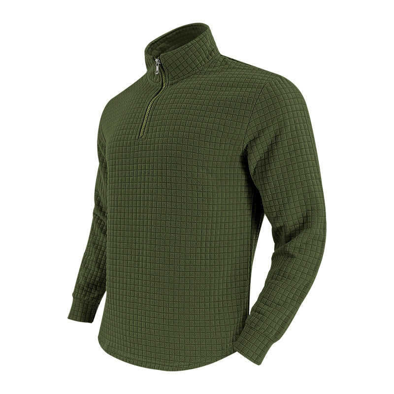 Herren Thermo-Fleecepullover mit Reißverschluss und strukturiertem Design Drune