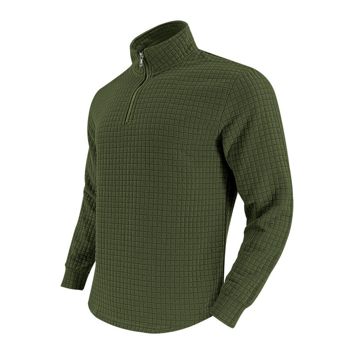 Herren Thermo-Fleecepullover mit Reißverschluss und strukturiertem Design Drune