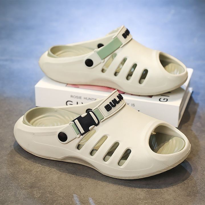 Herren Badeschuhe mit beweglichem Fersenriemen und belüftetem Obermaterial Drune