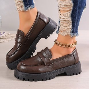 Damen Loafer mit modischem Bund und rutschfester Sohle Drune