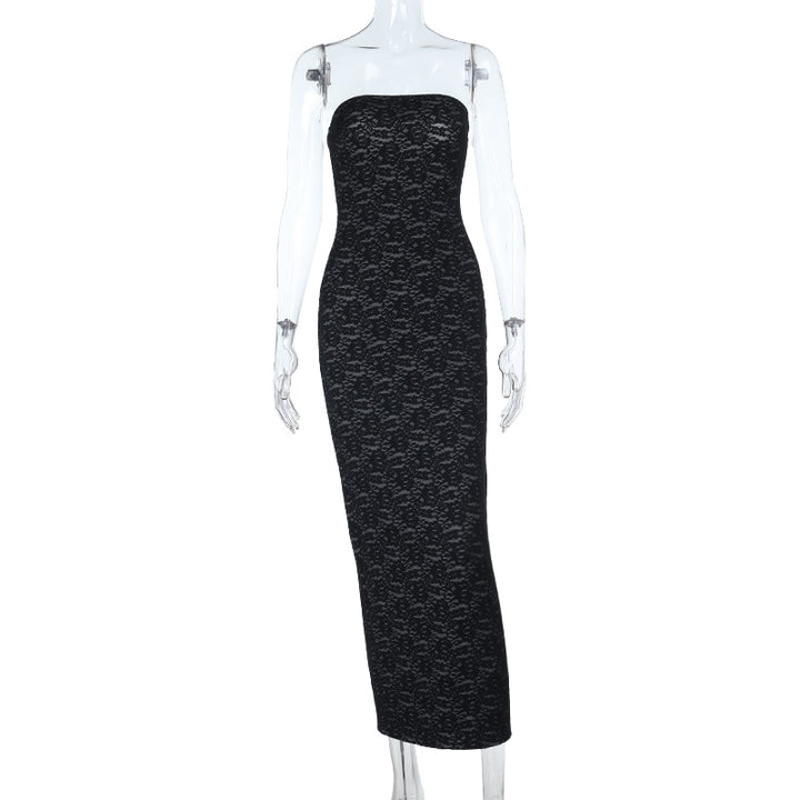 Damen Figurbetontes Spitzenkleid Drune