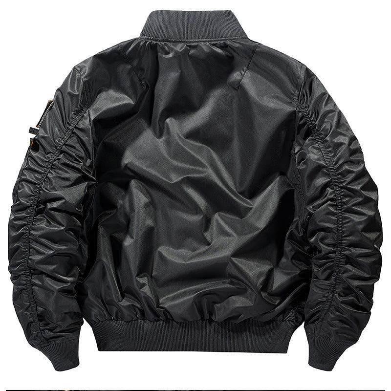 Herren stylische Bomberjacke mit vielseitigen Taschen Drune