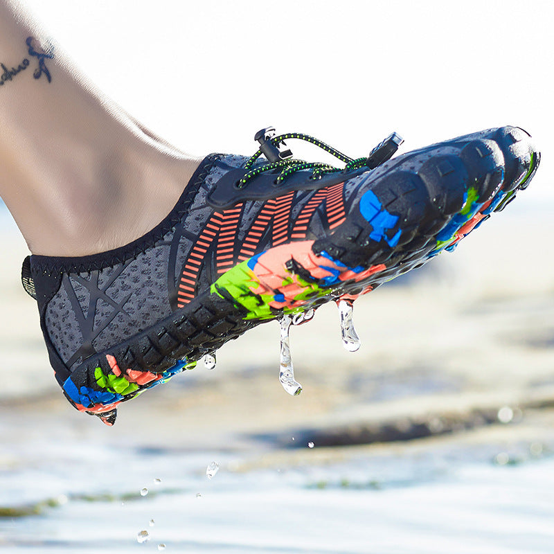 Damen Wassersportschuhe mit schnelltrocknendem Obermaterial und rutschfester Sohle Drune