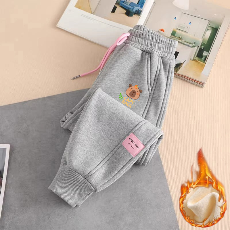 Damen bequeme Sweatpants mit Kordelzug Drune
