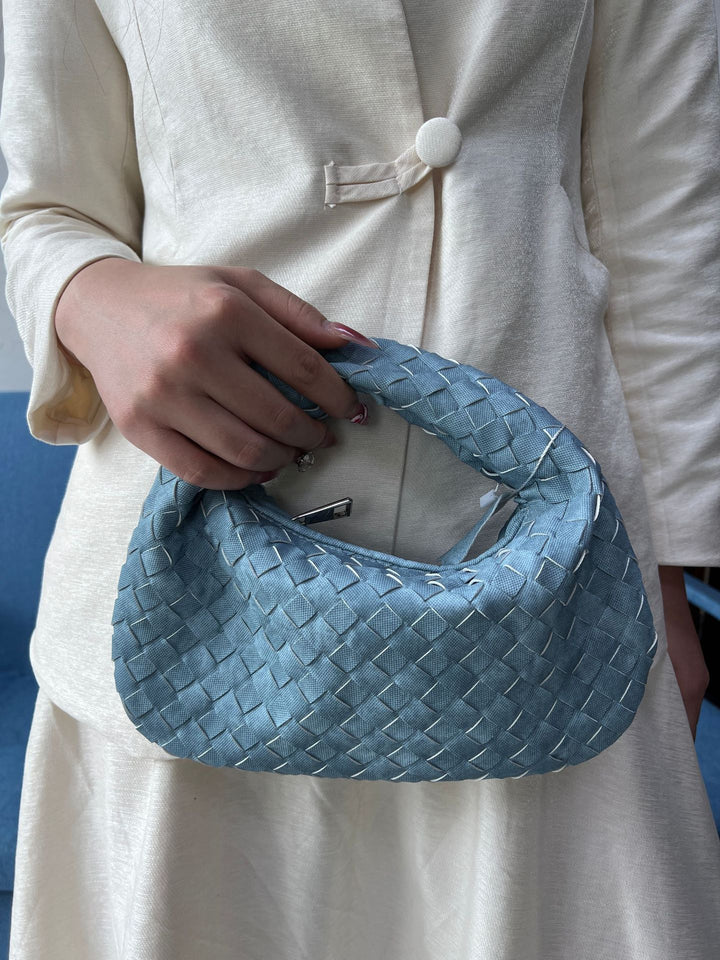 Drune | Frauen Handtasche mit Geknotetem Griff Geflochten