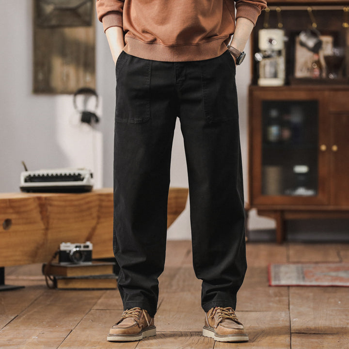 Herren Freizeithose im Utility‑Style mit aufgesetzten Taschen Drune