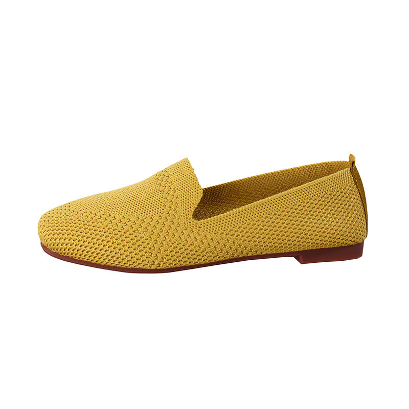 Damen Moderne Slingback-Schuhe mit Atmungsaktivem Netzmaterial und Elastischem Einschlupf Drune