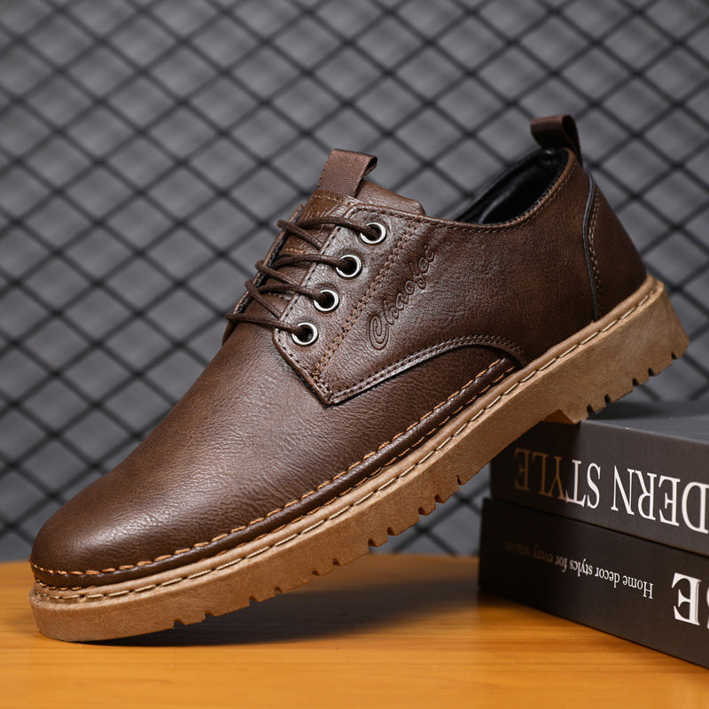 Herren Schnürschuhe mit modernem Obermaterial aus hochwertigem Leder und komfortabler Sohle Drune