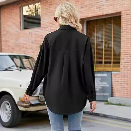 Damen Leichte und luftige Overshirtbluse Drune