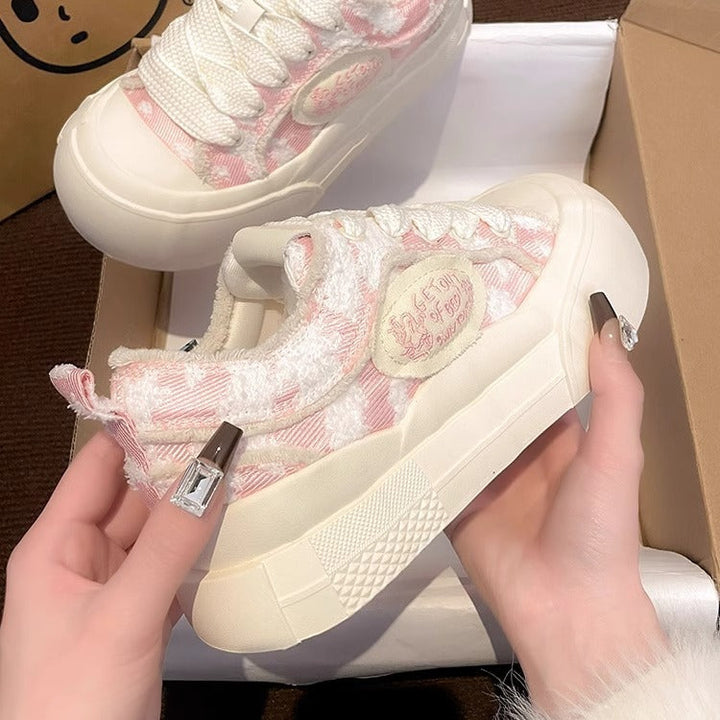 Damen Exklusive Trend-Sneaker mit weichem Obermaterial und besonders dämpfender Sohle Drune