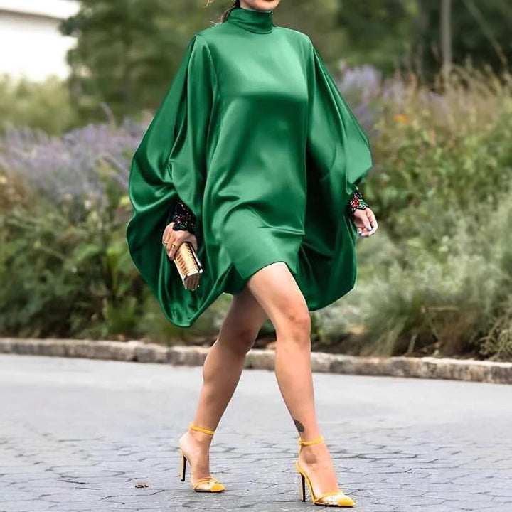 Damen Etuikleid mit innovativem Oversized-Schnitt und dekorativen Ärmeln Drune
