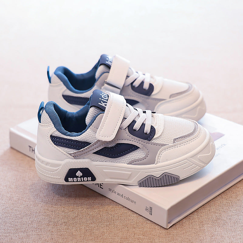 Damen sportliche Kindersneaker mit praktischen Klettverschlüssen Drune