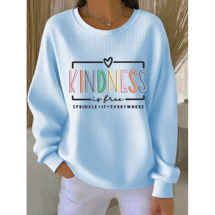 Damen Gemütlicher Sweatpullover mit einzigartigem Design Drune