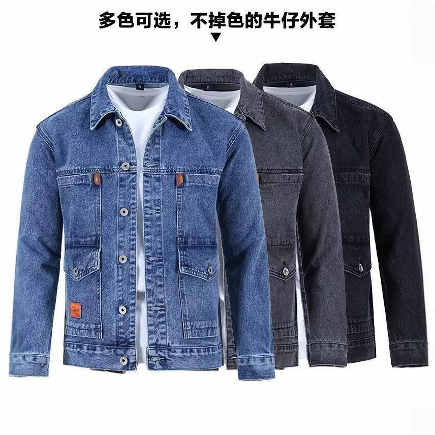 Herren Stilvolle Denimjacke Drune