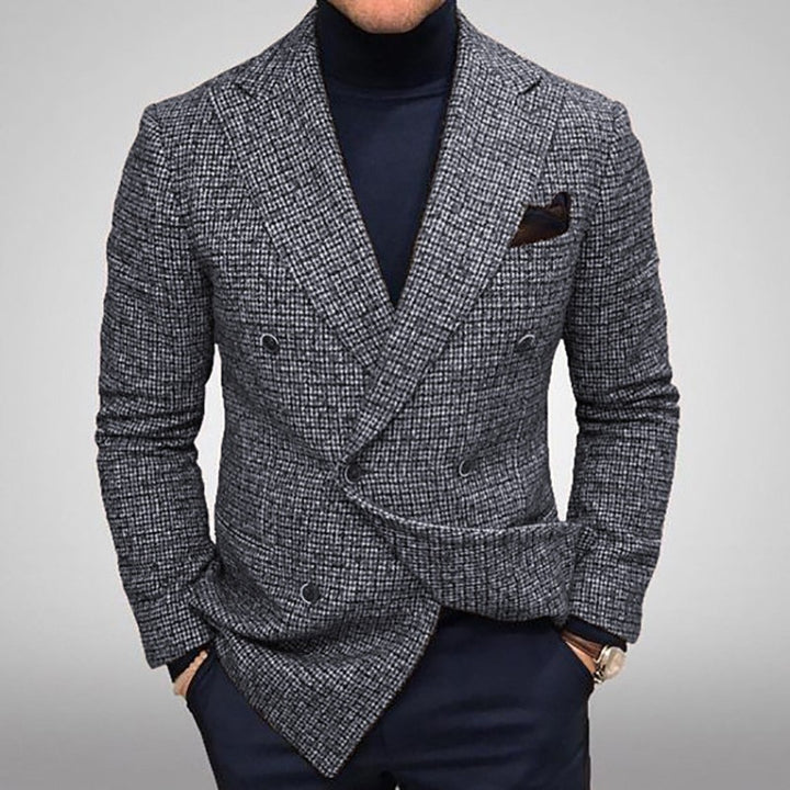 Herren elegante doppelte Brustjacke Drune