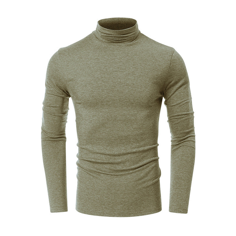 Herren Rollkragenpullover aus elastischem Baumwollmix Drune