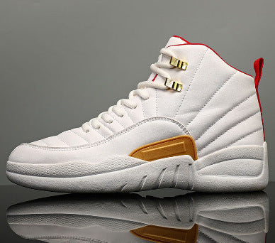 Herren High-Top Basketball-Sneaker mit gepolstertem Knöchelkragen und rutschfester Gummisohle Drune