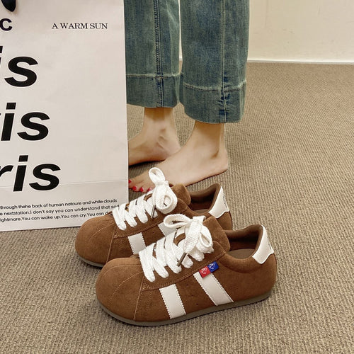 Damen Sneakers aus hochwertigem Wildleder mit sportlicher Silhouette Drune
