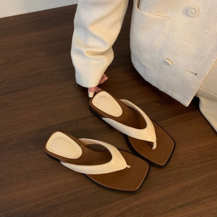 Damen Zehentrenner mit elegantem minimalistischen Design und komfortablen Fußbetten Drune
