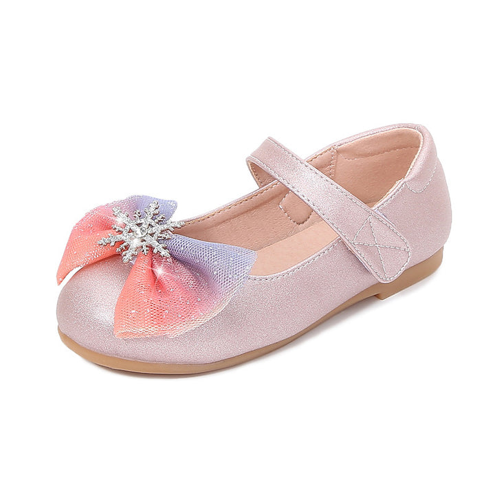 Mädchen Ballerinas mit glitzerndem Schleifen-Design Drune