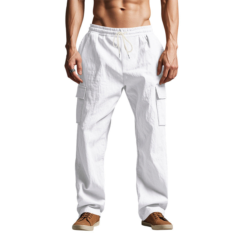 Herren Cargo-Hose mit elastischem Bund und seitlichen Taschen Drune