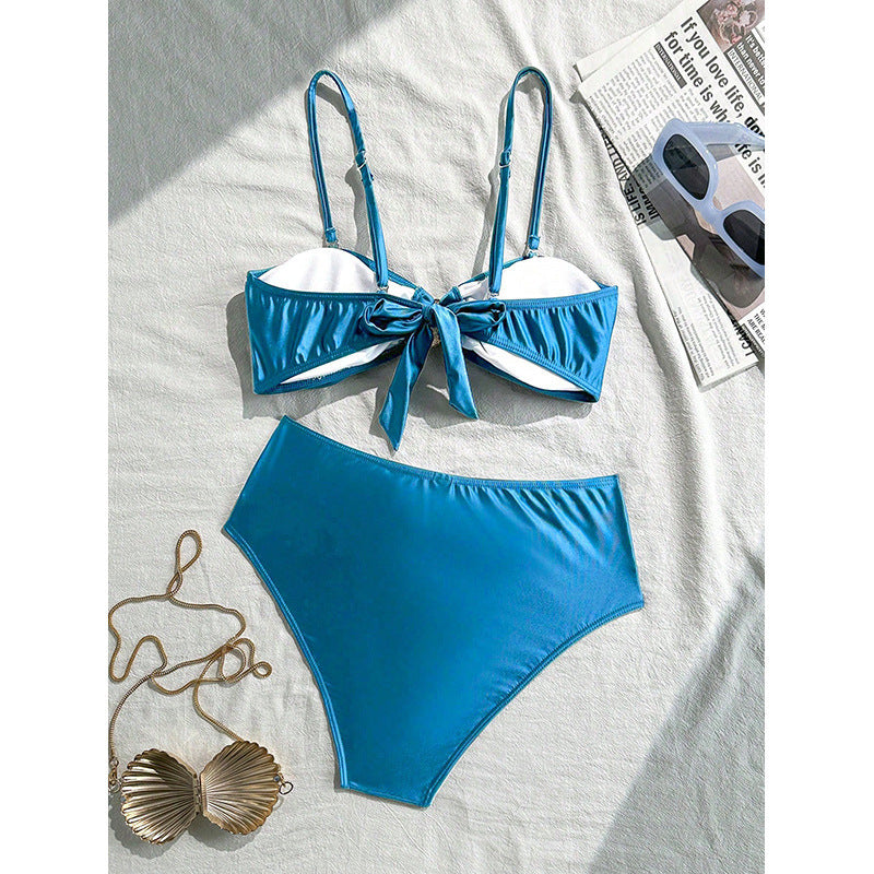 Damen Bandeau-Bikini-Set mit elegantem Muschel-Detail Drune