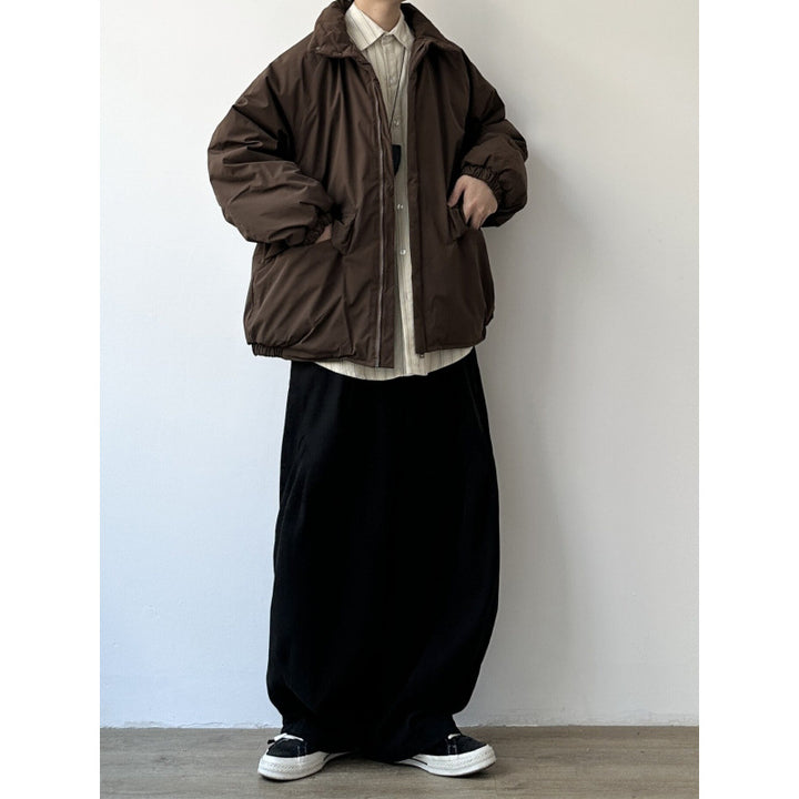 Herren Modische Wattierte Jacke Drune