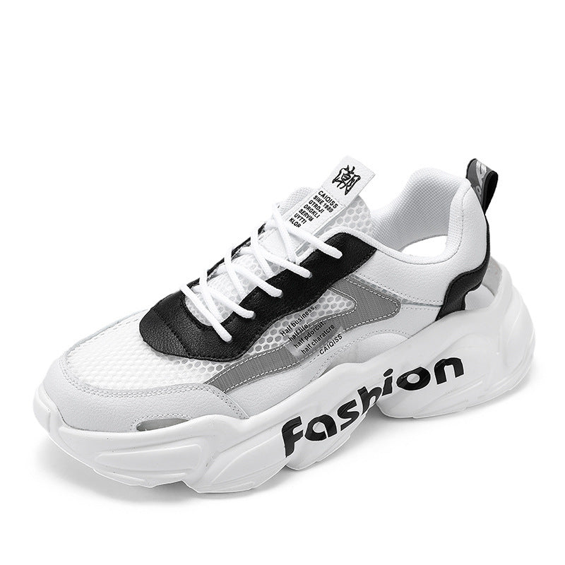 Unisex Voluminöse Chunky-Sneaker mit atmungsaktivem Mesh und profilierter Plateausohle Drune
